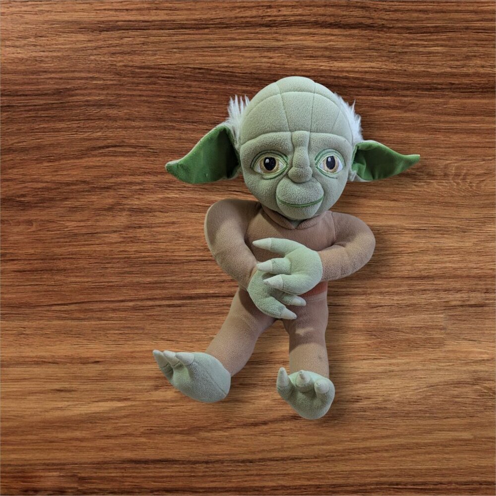Star Wars Sitting Yoda Large Stuffed Plush Toy Master Jedi  10: sitting‎